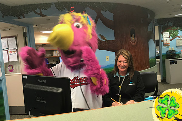 Slider visits MetroHealth - photo 4