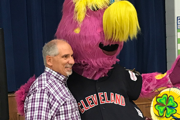 Principal Mr. DiBacco with Slider